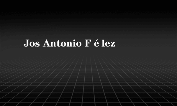 Jos Antonio Félez