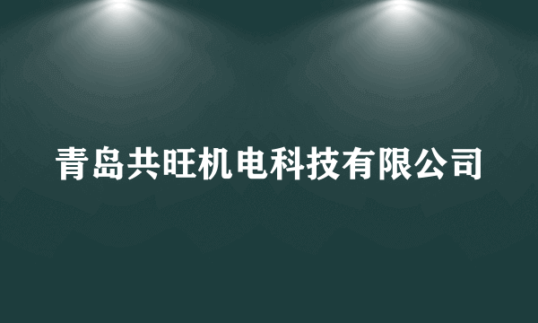 青岛共旺机电科技有限公司