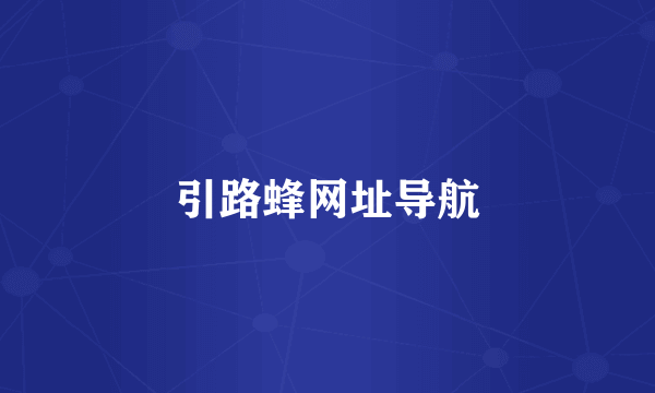 引路蜂网址导航