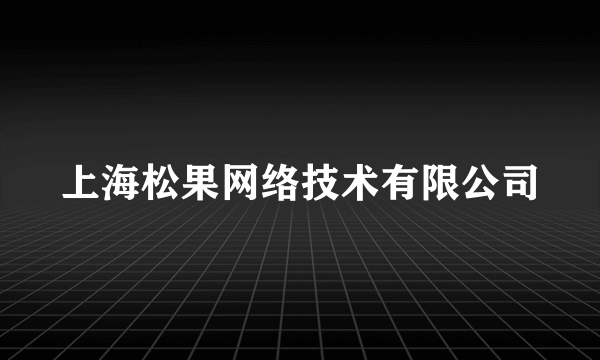 上海松果网络技术有限公司