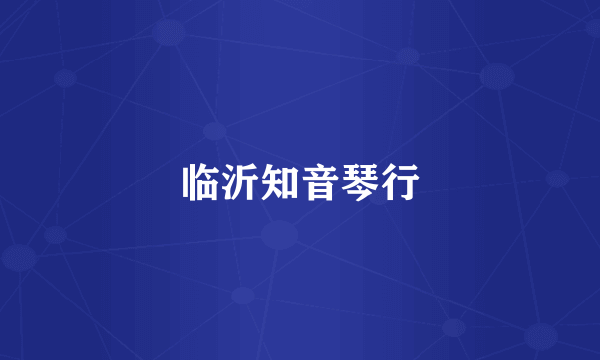 临沂知音琴行