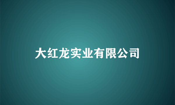 大红龙实业有限公司