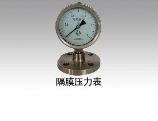 隔膜压力表