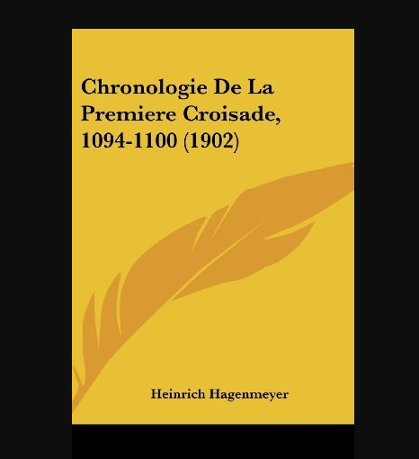 Chronologie de La Premiere Croisade, 1094-1100