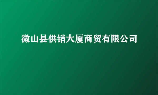 微山县供销大厦商贸有限公司