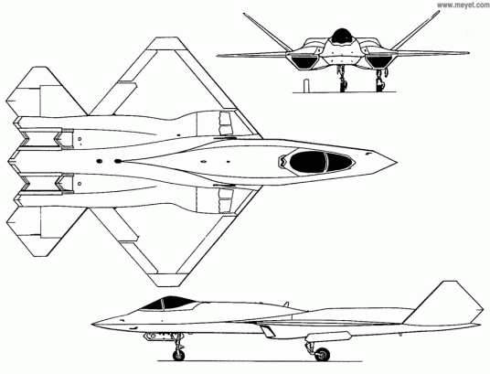 美国战斗机F-1——YF-23