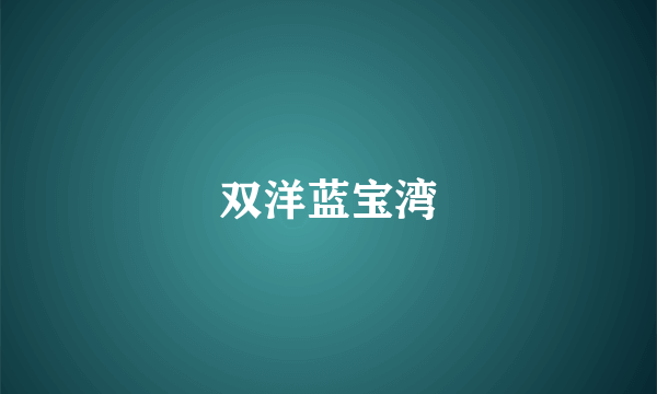 双洋蓝宝湾