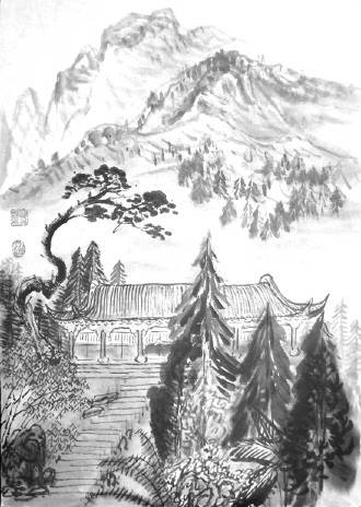 邓宝珊将军纪念亭