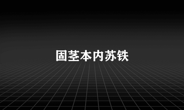固茎本内苏铁