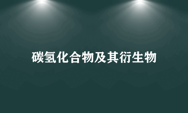 碳氢化合物及其衍生物