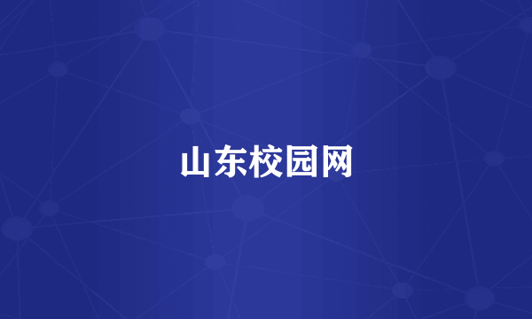 山东校园网