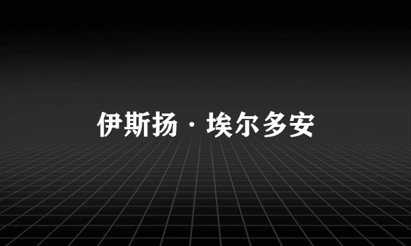 伊斯扬·埃尔多安