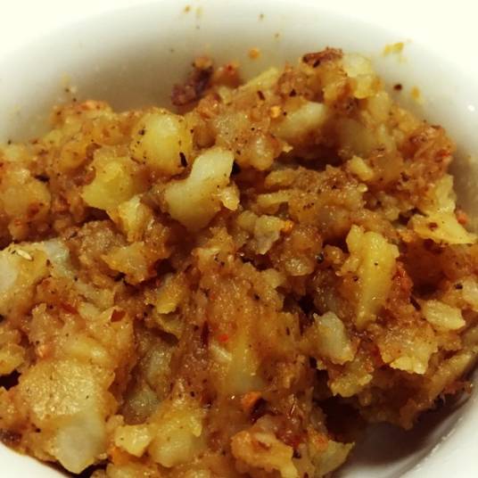 孜然香辣土豆泥