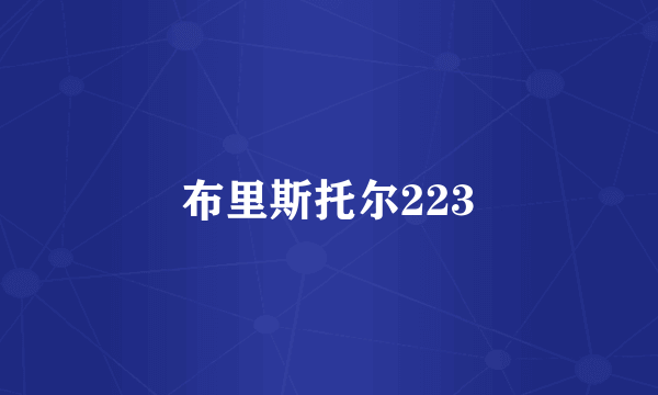 布里斯托尔223