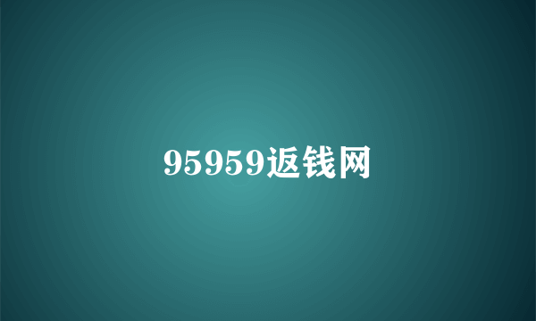 95959返钱网