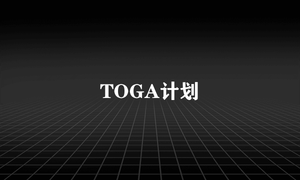 TOGA计划