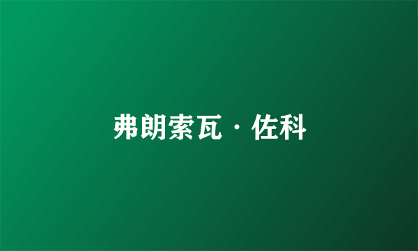 弗朗索瓦·佐科