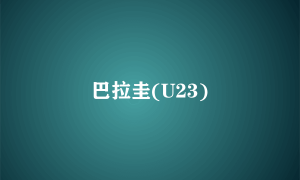 巴拉圭(U23)