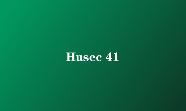 Husec 41