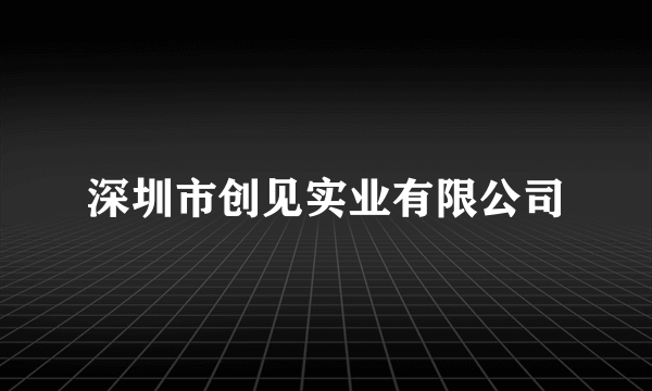 深圳市创见实业有限公司
