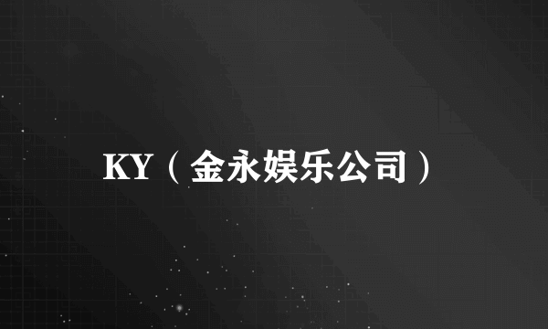 KY（金永娱乐公司）