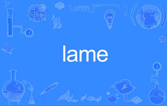 LAME（英文单词）