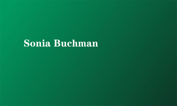 Sonia Buchman