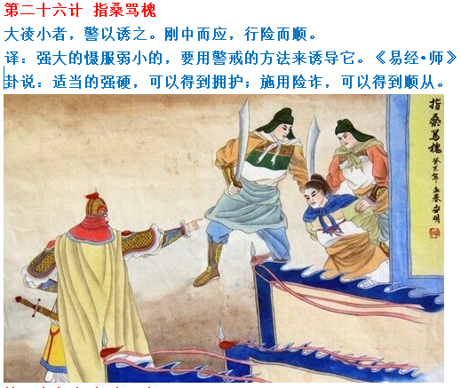 指桑骂槐计