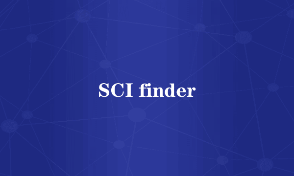 SCI finder
