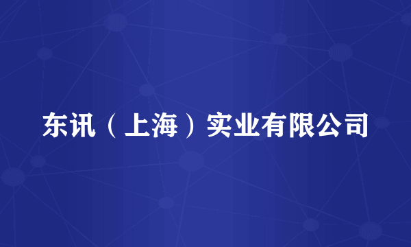 东讯（上海）实业有限公司