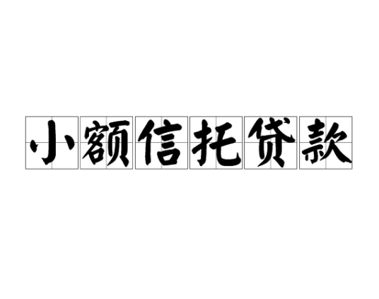 小额信托贷款