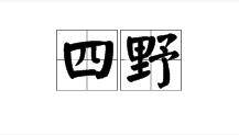 四野（汉语词语）