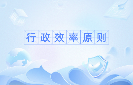 行政效率原则