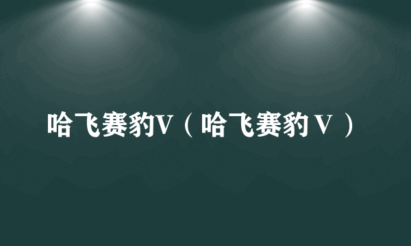 哈飞赛豹V（哈飞赛豹Ⅴ）