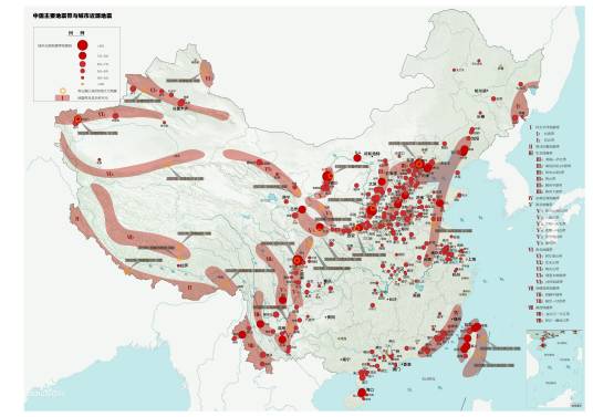 中国的地震分布