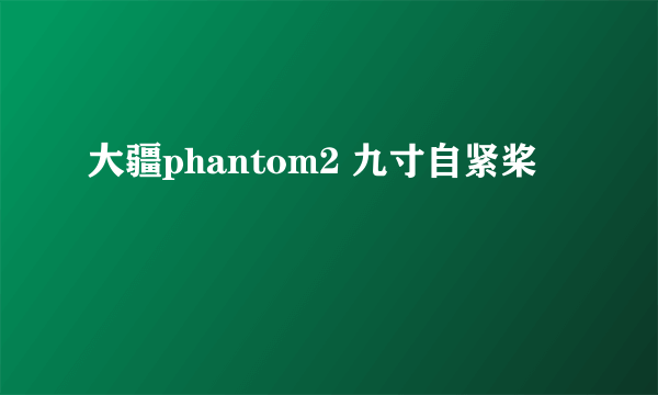大疆phantom2 九寸自紧桨