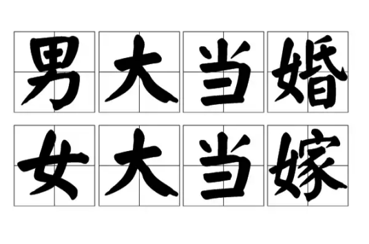 男大当婚女大当嫁（汉语俗语）