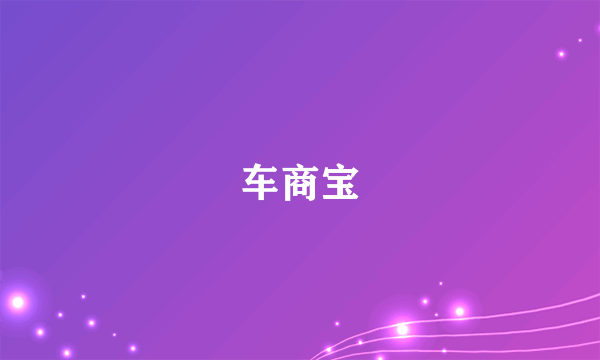 车商宝