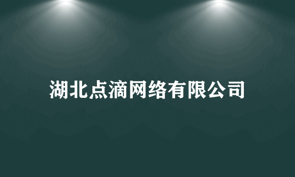 湖北点滴网络有限公司