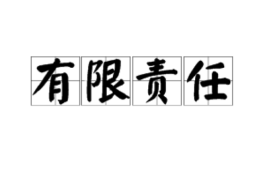 有限责任（市场经济中的专用语）