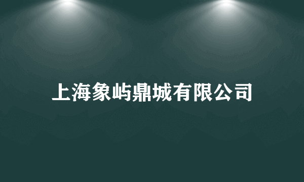 上海象屿鼎城有限公司