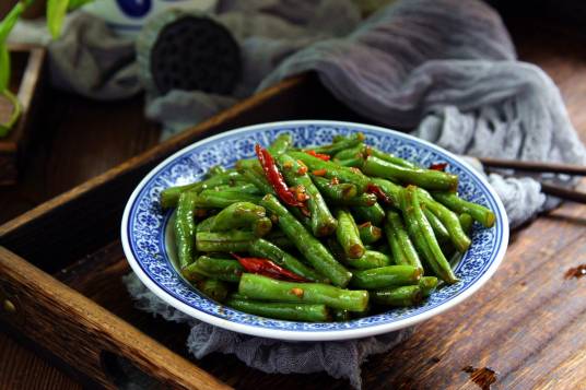 清炒豆角