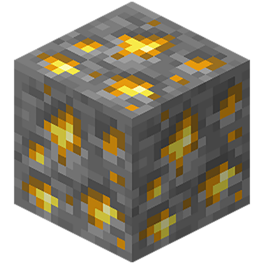 金矿石（游戏《minecraft》中的一种物品）