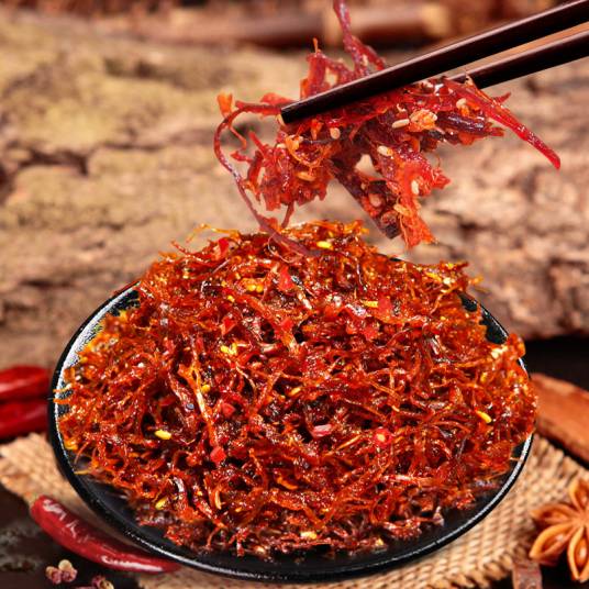 灯影牛肉干