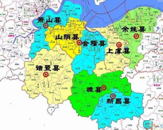 山阴（浙江绍兴古县名）