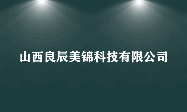 山西良辰美锦科技有限公司