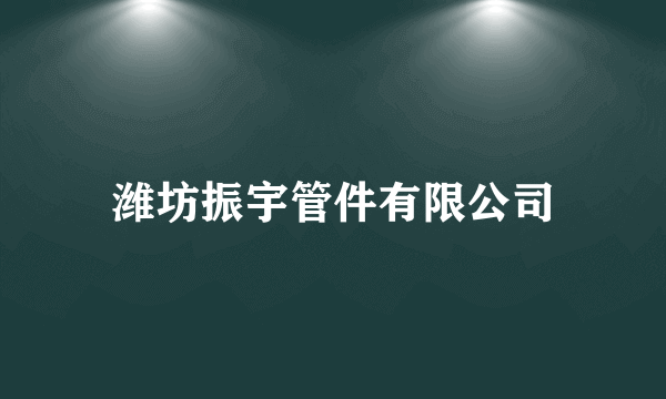 潍坊振宇管件有限公司