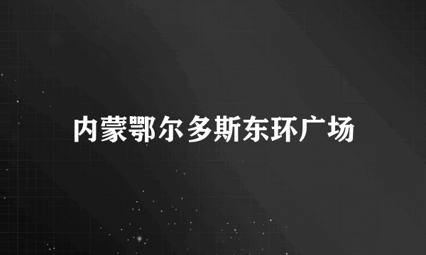 内蒙鄂尔多斯东环广场